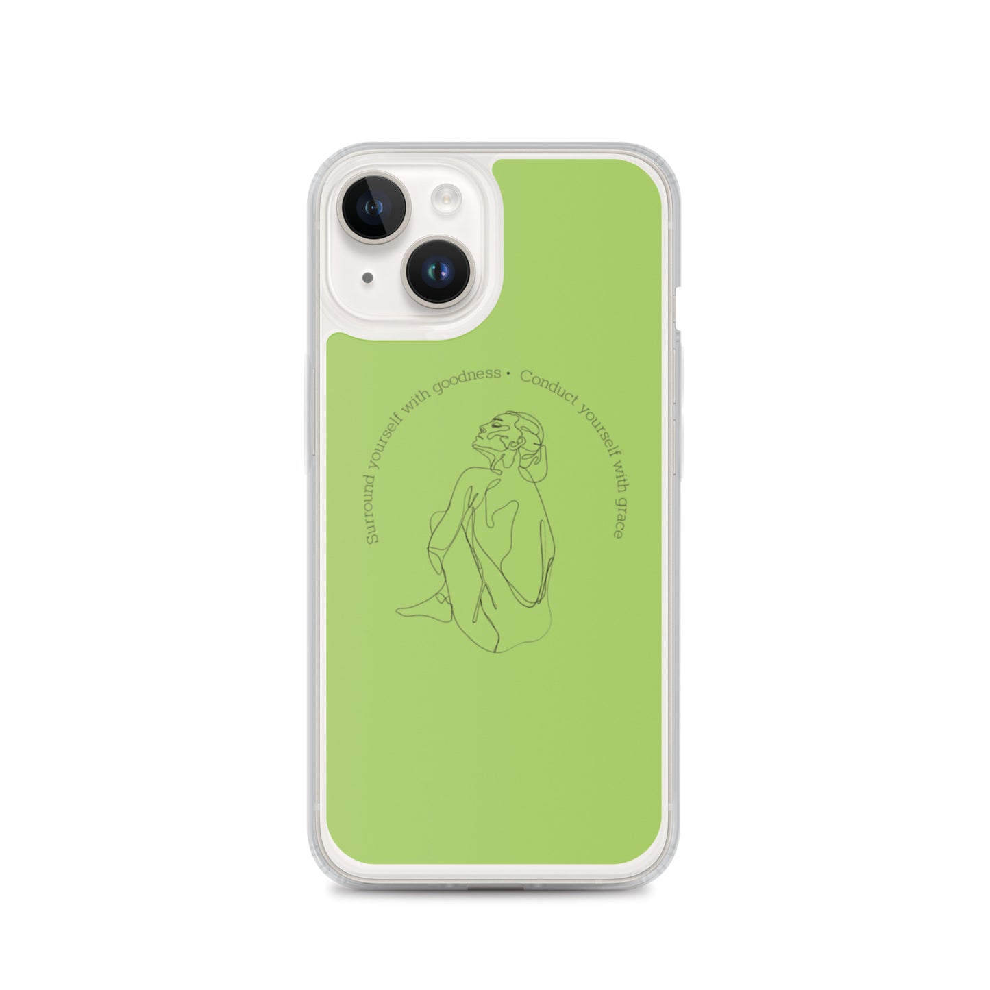 Be green and graceful phone case