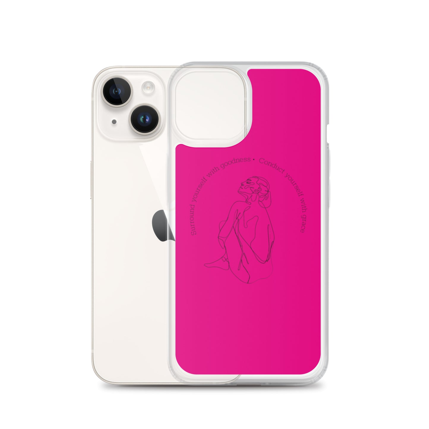 Pink grace phone case