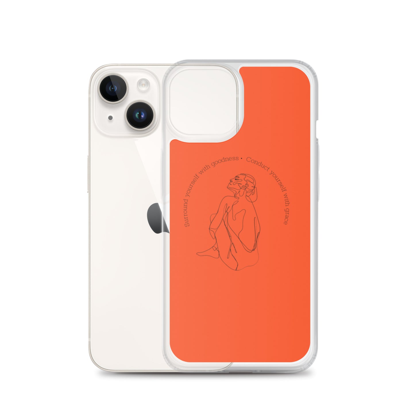 Orange Graceful phone case