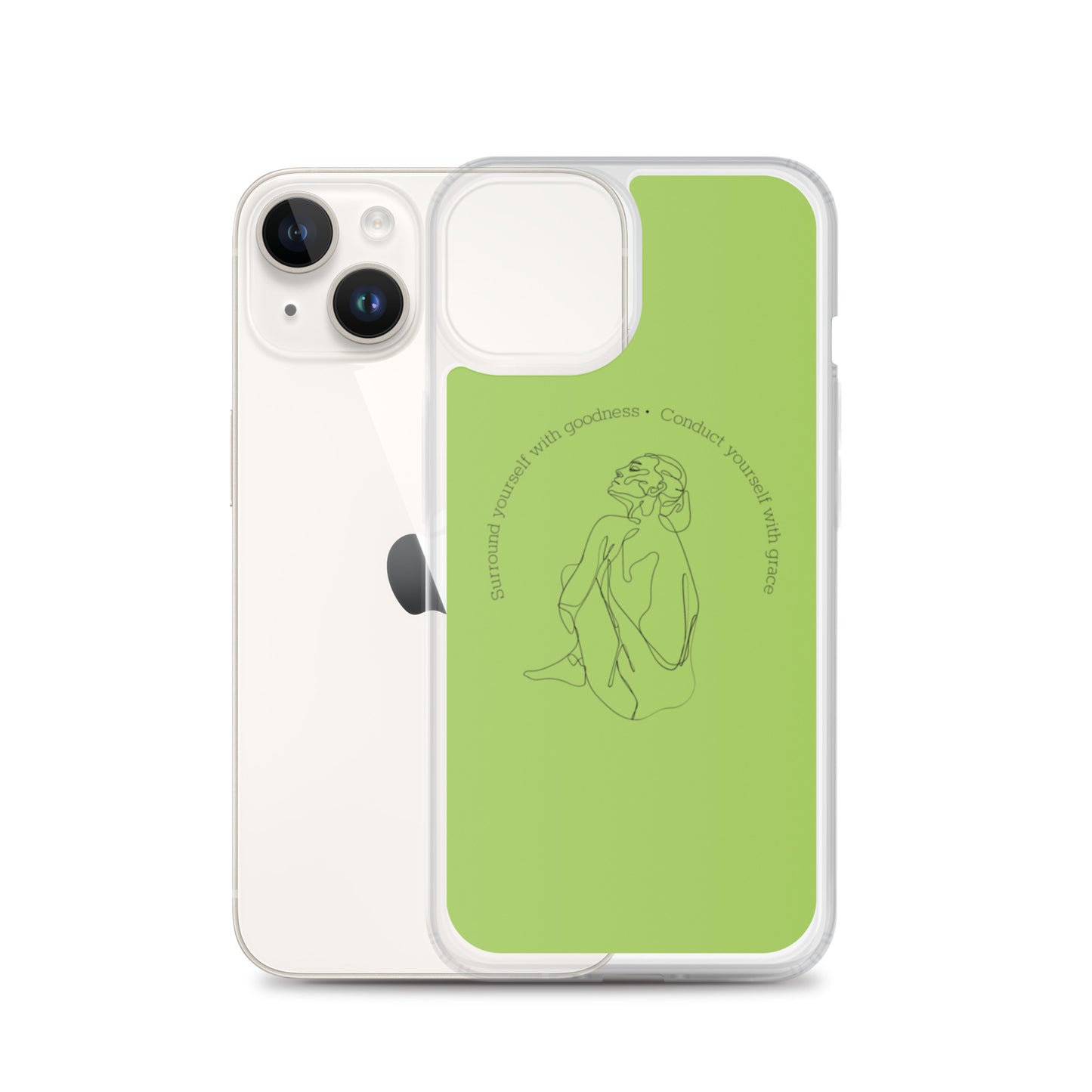 Be green and graceful phone case